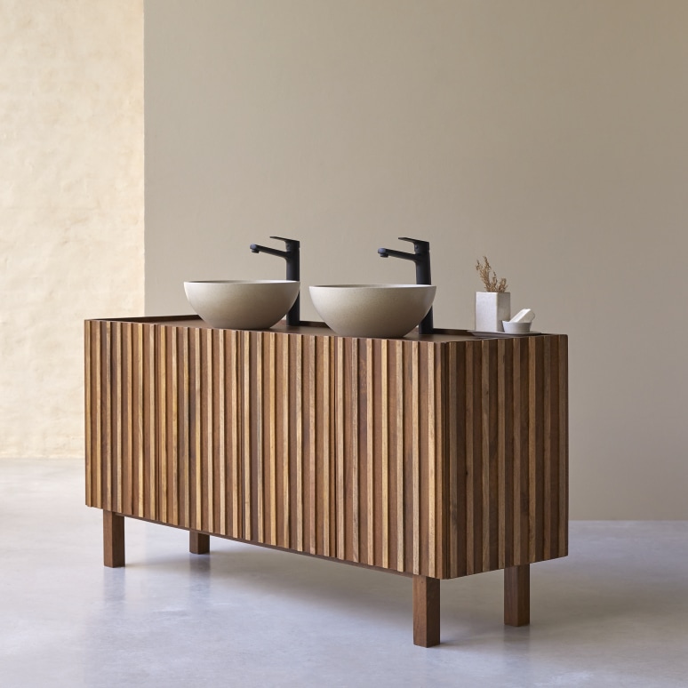 Milo - Mango wood vanity unit 164 cm