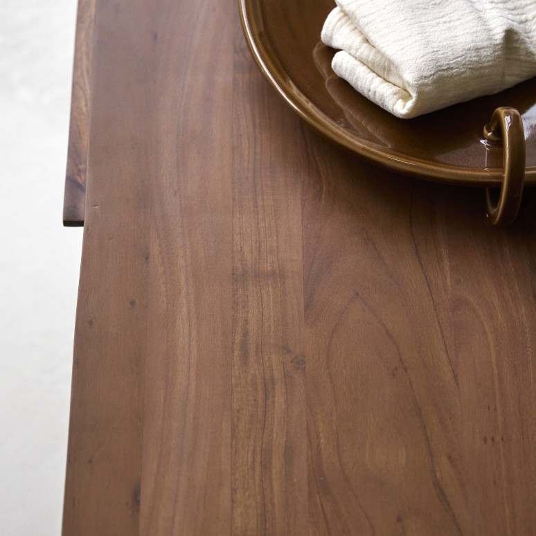 Niels - Couchtisch aus massivem Akazienholz 115 cm