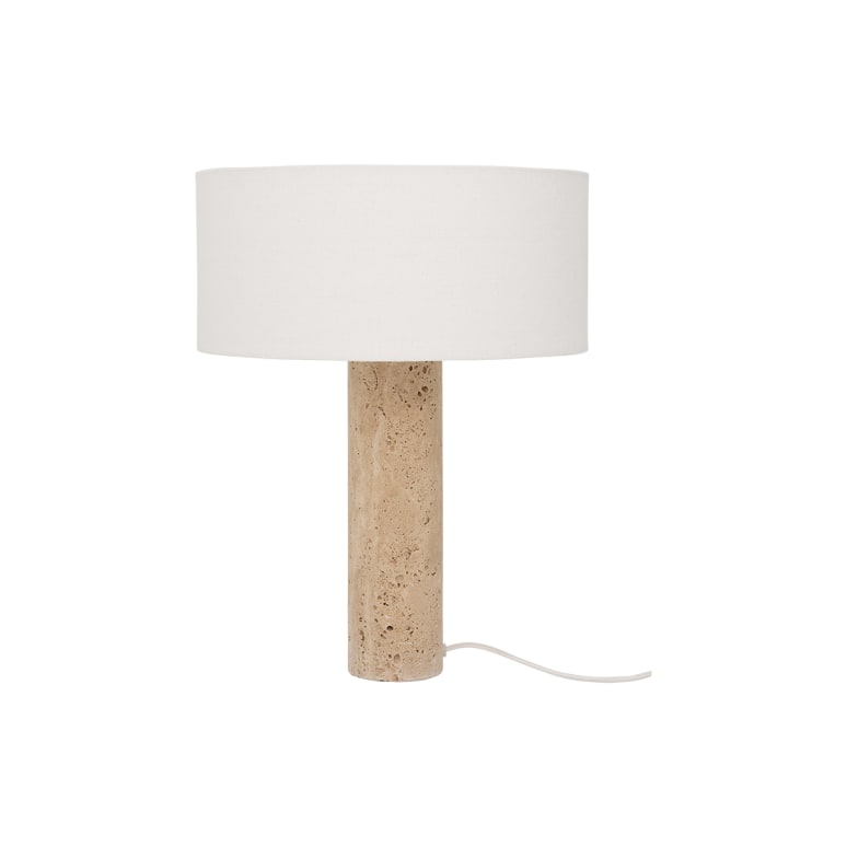 Marmo - Lampada da tavolo in pietra