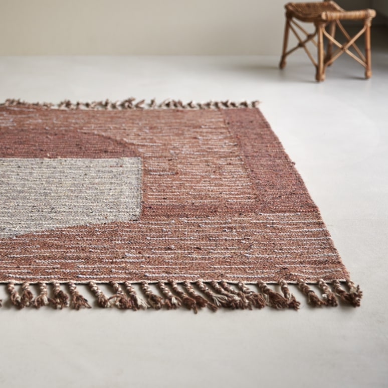 Mohane - Tappeto in cotone da 90 x 150 cm
