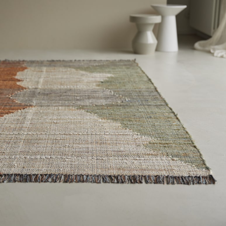 Ajay - Tappeto in cotone riciclato 160x230 cm