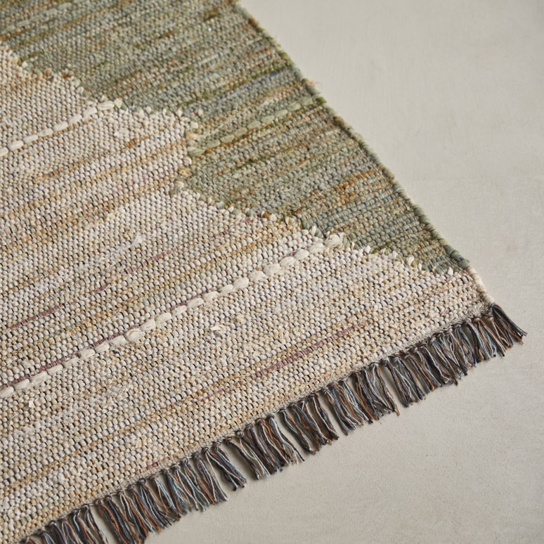 Ajay - Tappeto in cotone riciclato da 150x240 cm