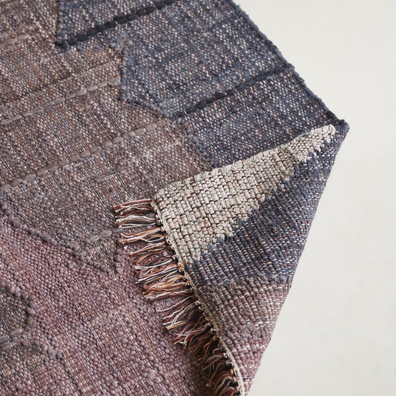 Karan - Vloerkleed van gerecycled katoen 150 x 240 cm