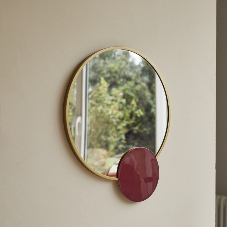 Tom - Miroir en acier 60 cm