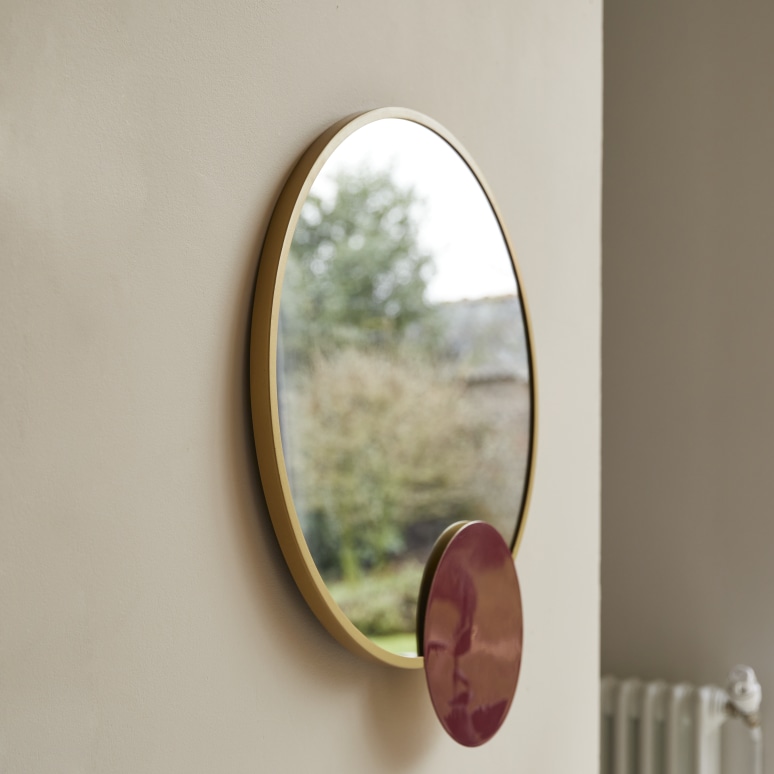 Tom - Steel mirror 60 cm