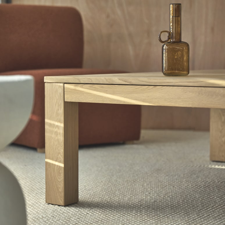 Eden - Salontafel van massief eiken met 1 lade