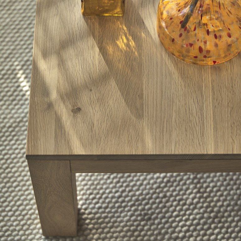 Eden - ﻿Solid Oak Coffee Table with one drawer