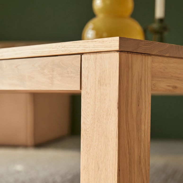 Eden - Salontafel van massief eiken met 1 lade