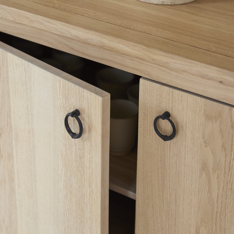 Volute - Anrichte aus massivem Eichenholz 180 cm