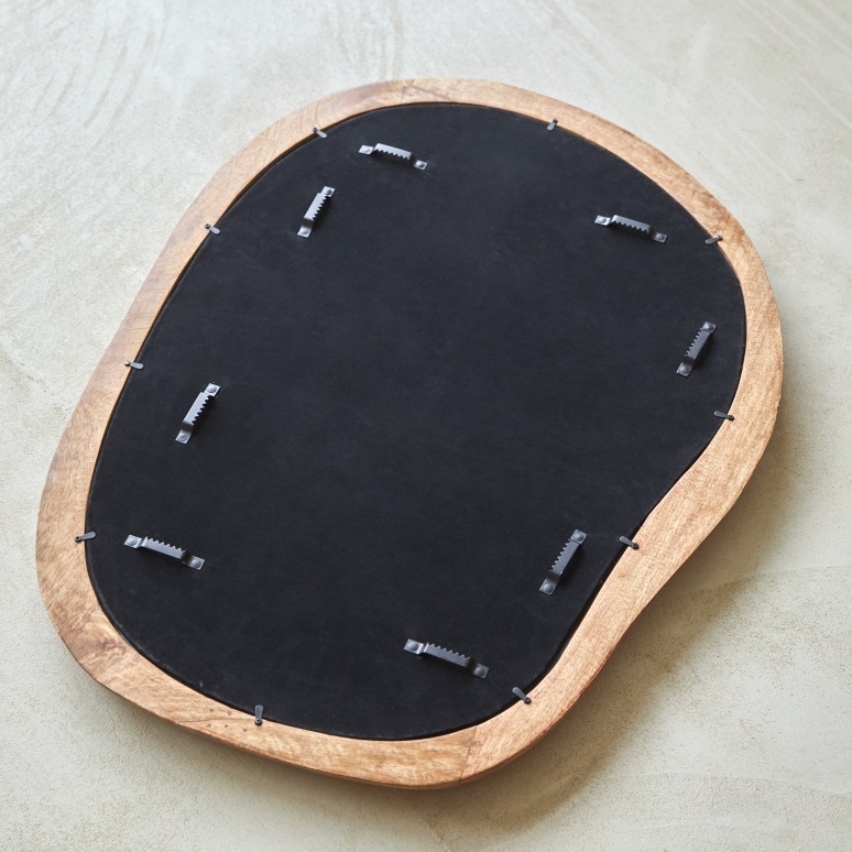 Shizu - Espejo de mango de 70 cm x 50 cm