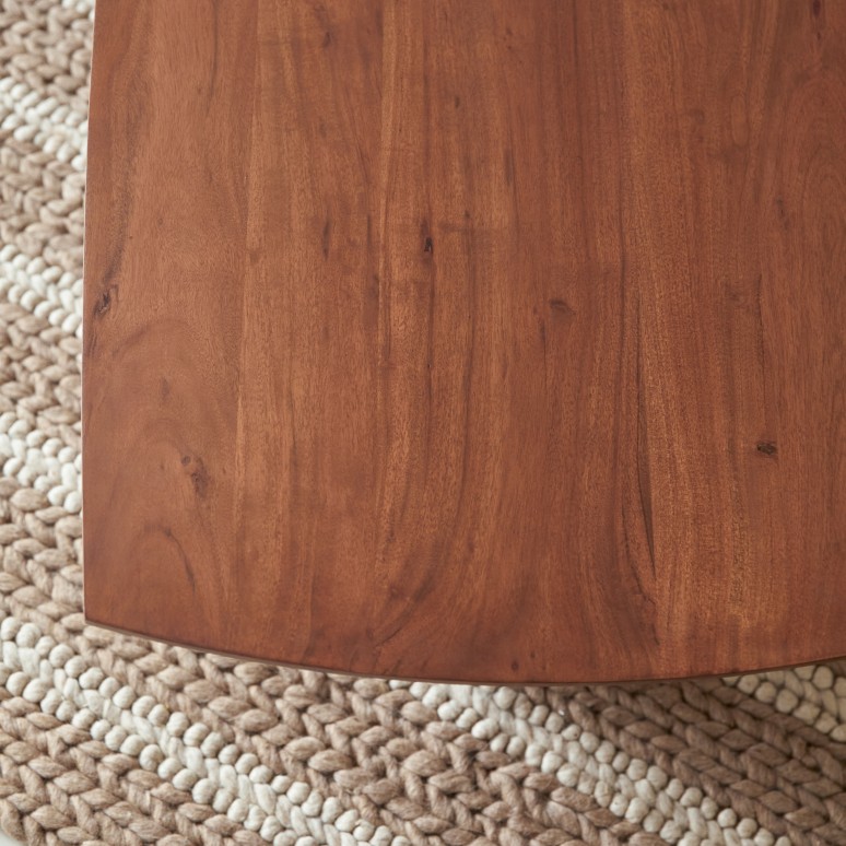 Suzanne - Tavolino in legno di acacia massello