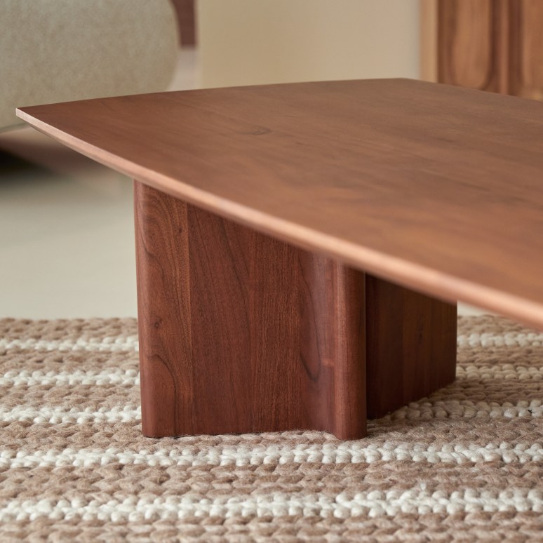 Suzanne - Tavolino in legno di acacia massello