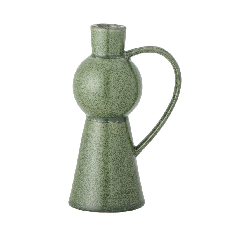 Fija - Portavelas de gres de 18 cm