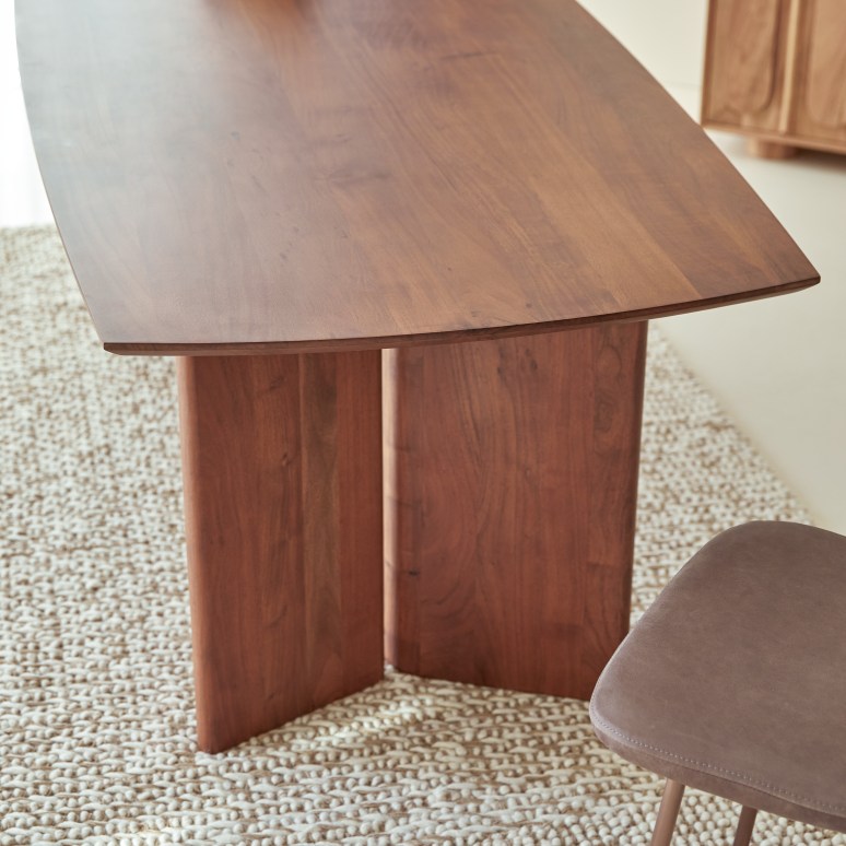 Suzanne - Table en acacia massif 6 pers.