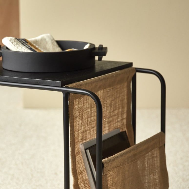 Fidele - Tavolino per divano in legno di mango massello