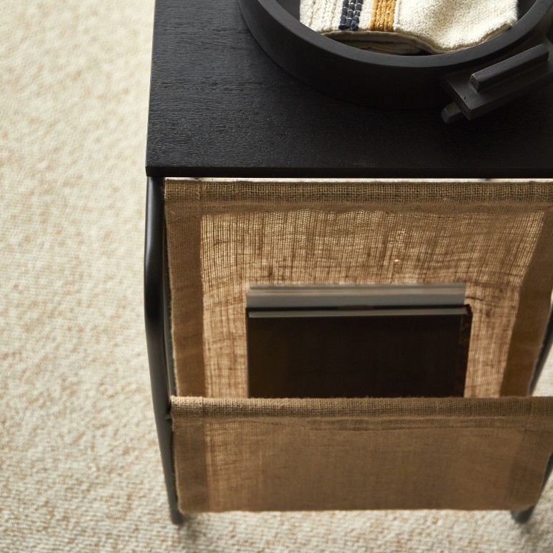 Fidele - Solid mango side table