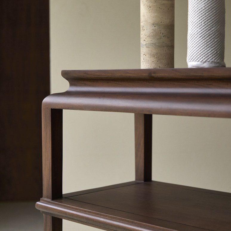 Achille - Solid acacia console table 100 cm