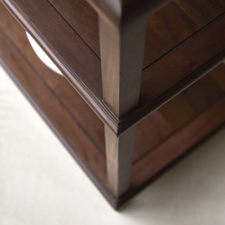 Achille - Solid acacia console table 100 cm