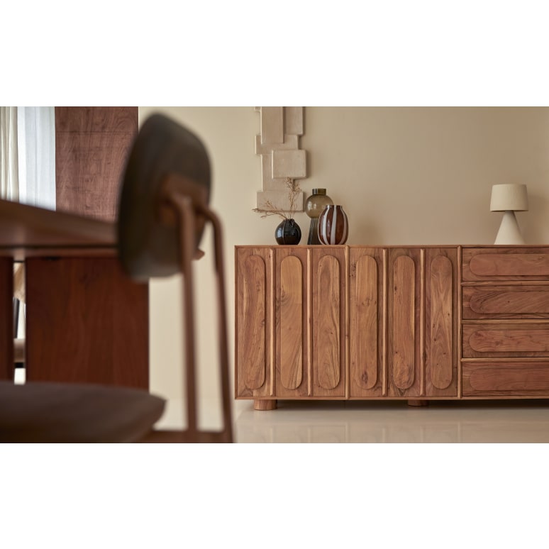 Olga - Solid acacia sideboard 200 cm