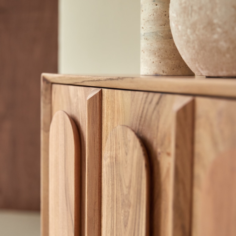 Olga - Buffet aus massivem Akazienholz 180 cm