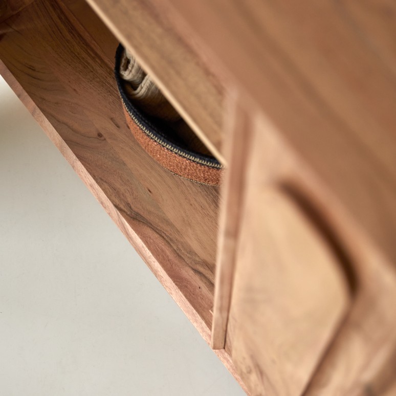 Olga - Credenza in legno massello di acacia 180 cm