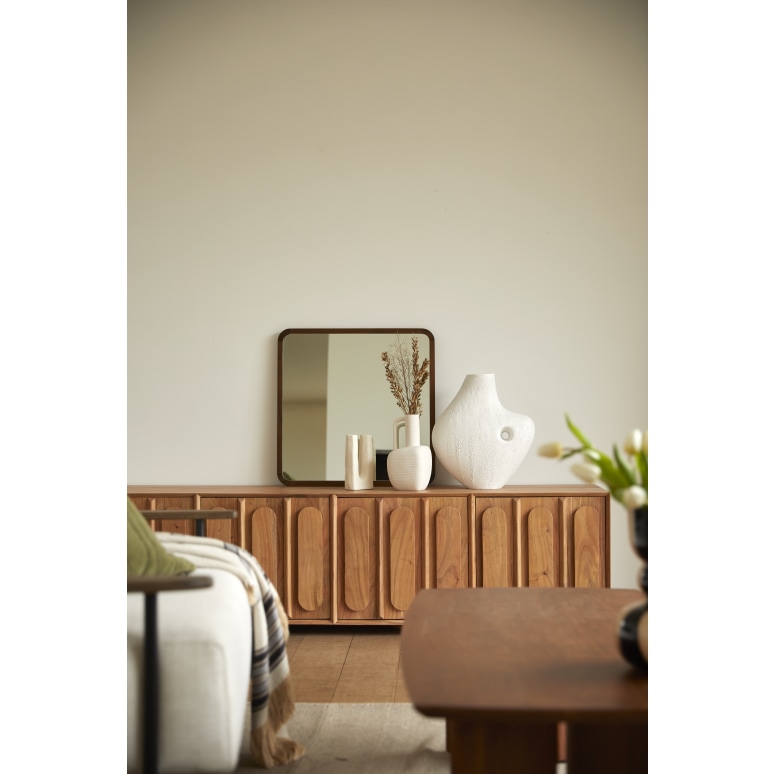 Olga - TV-Schrank aus massivem Akazienholz 195 cm