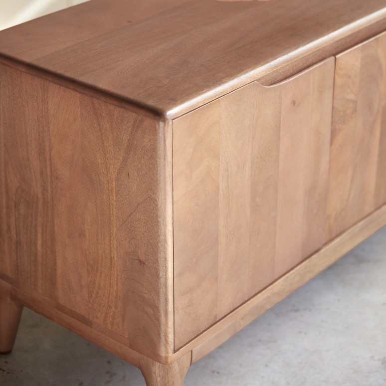 Gabrielle - Solid Mango Wood TV Stand