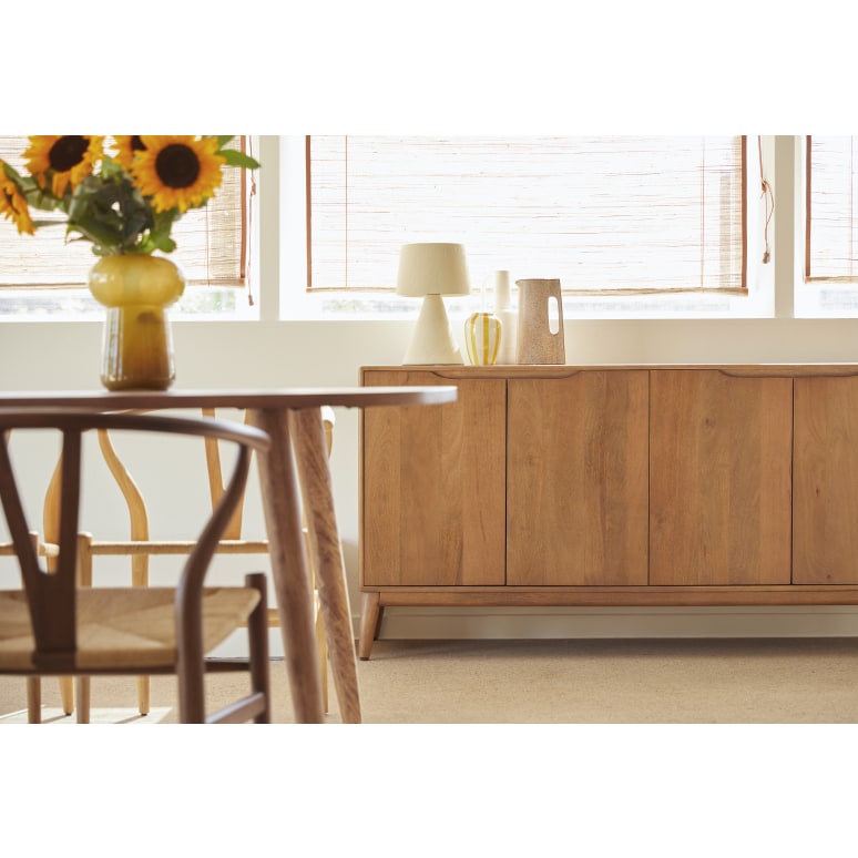 Gabrielle - Sideboard in solid mango wood, 160 cm