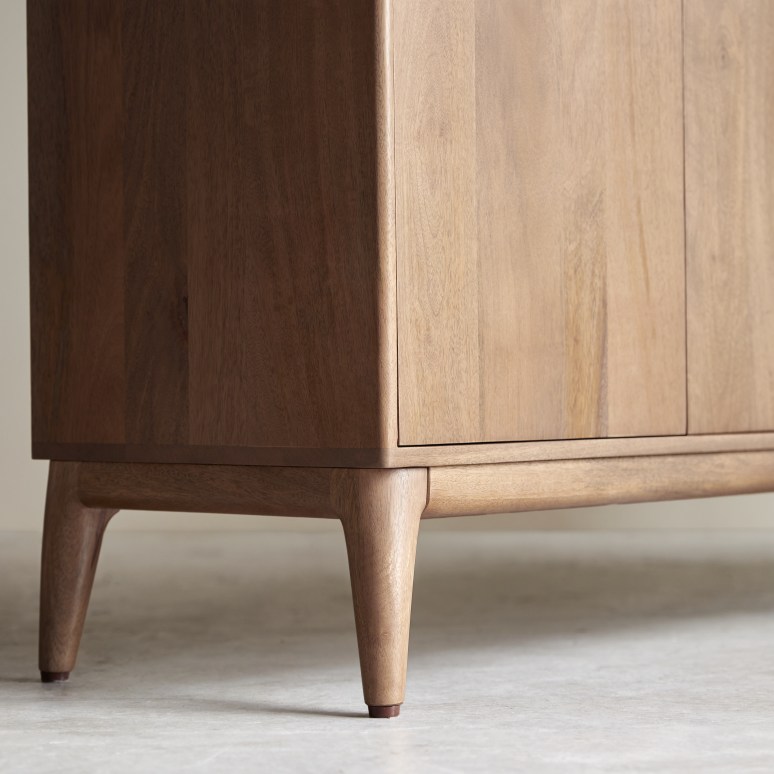 Gabrielle - Sideboard aus massivem Mangoholz, 160 cm