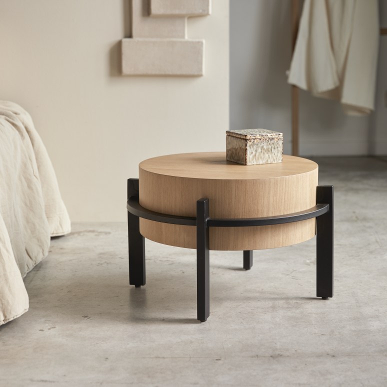 Ava - Bedside cabinet in solid teak