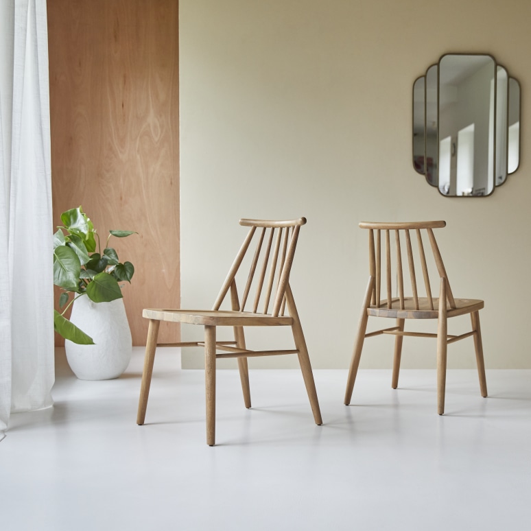 Léa - Chaise en acacia massif