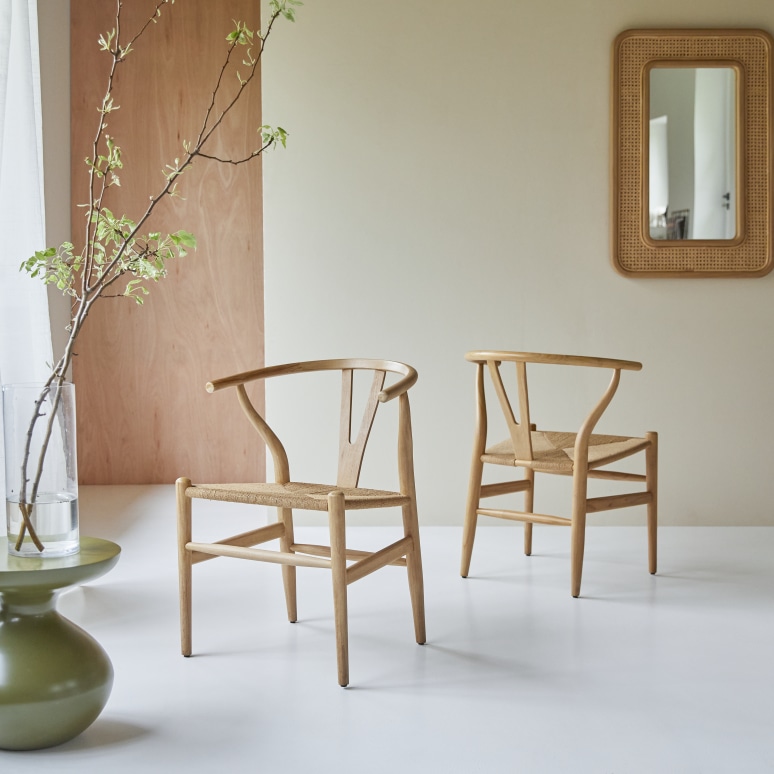 Blaise - Sedia in teak massello e corda