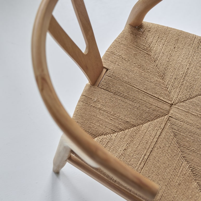 Blaise - Sedia in teak massello e corda