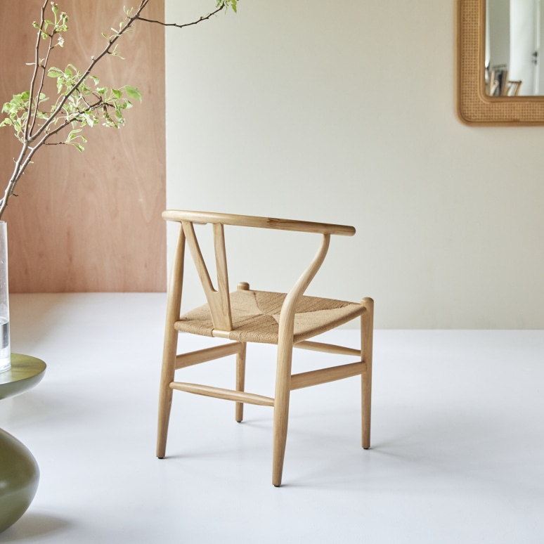 Blaise - Chair in solid teak with cord seat