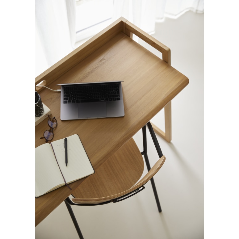 Philip - Folding desk in solid light teak