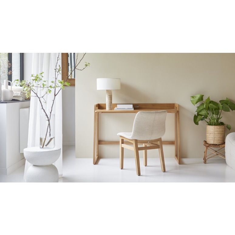 Philip - Folding desk in solid light teak