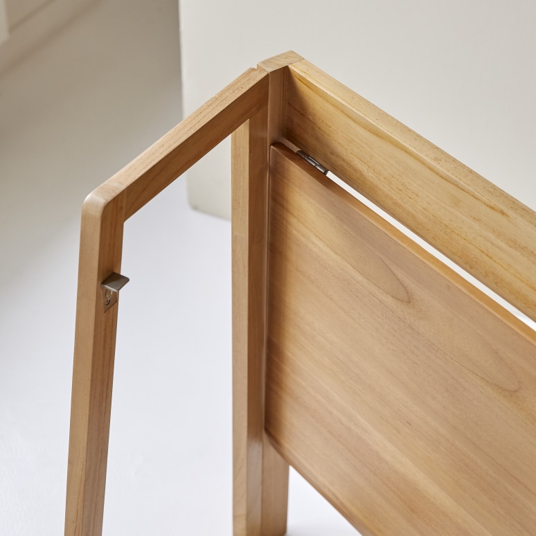Philip - Light Solid Teak Folding Desk