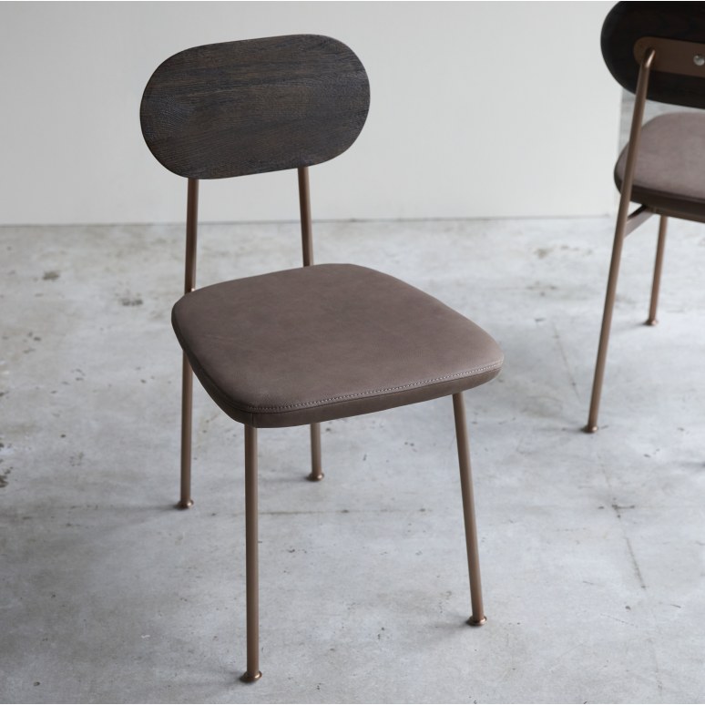 Yutapi - Set of 2 Mohawk Choco Solid Oak Chairs