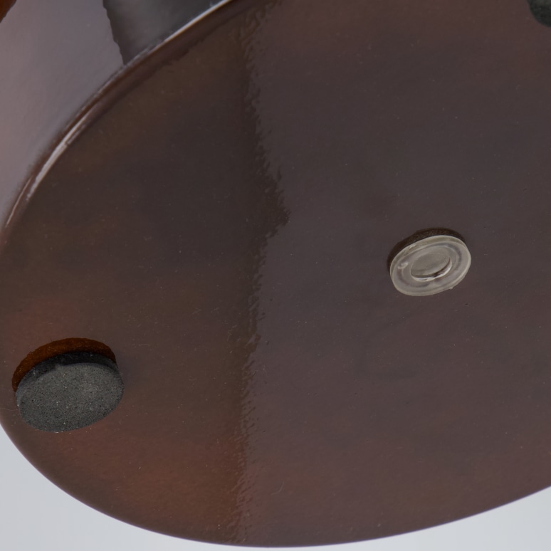 Pile - Ensemble de cache-pot en acier, marron