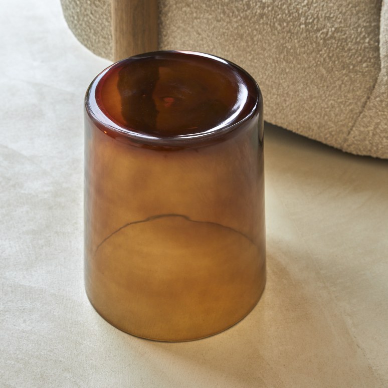 Kai - Recycled glass side table