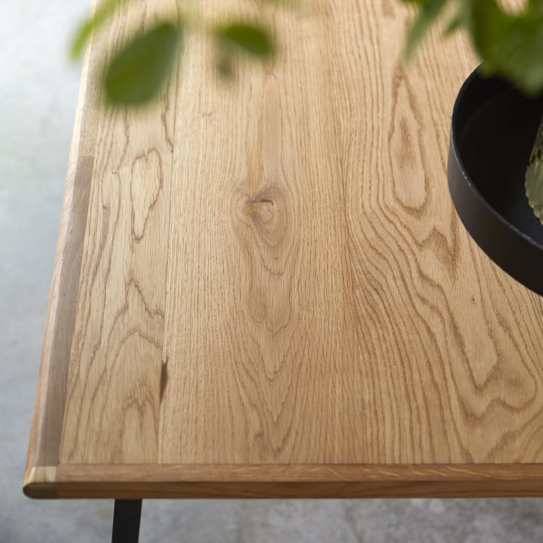 Sapristi - Mesa rectangular de roble reciclado para 6 personas