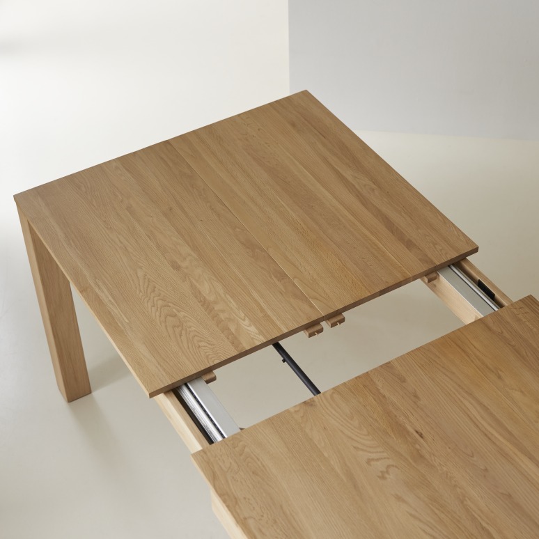 Eden - Massief eiken uitschuifbare tafel voor 6/10 personen