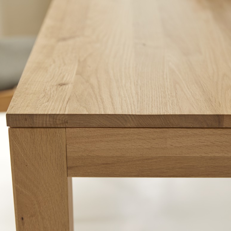 Eden - Eden - Solid Oak Extendable Table for 6 to 10 people