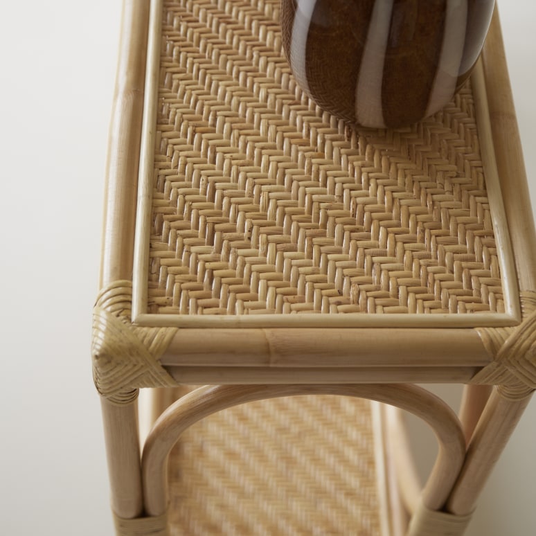 Ella - Haltafel van rotan D. 35 cm