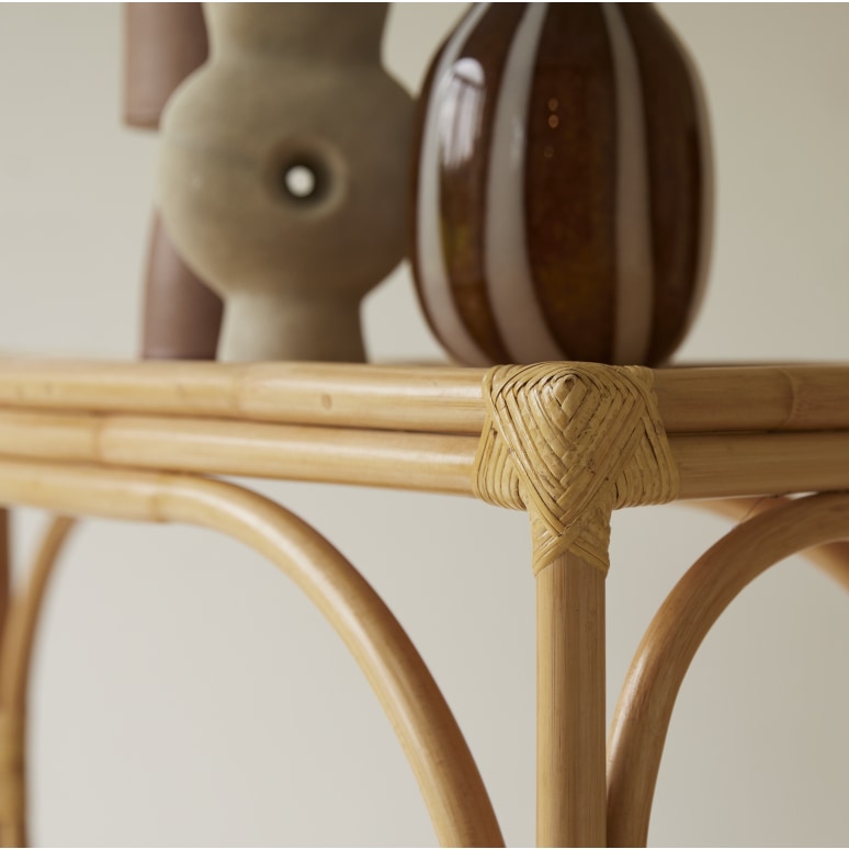Ella - Haltafel van rotan D. 35 cm