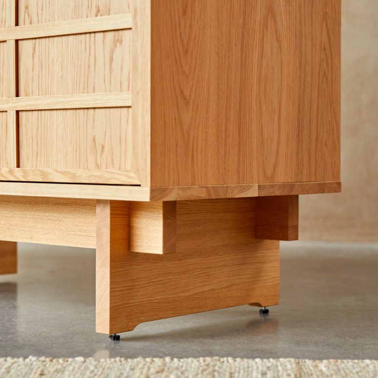 Miu - Badezimmermöbel aus Eiche 170 cm