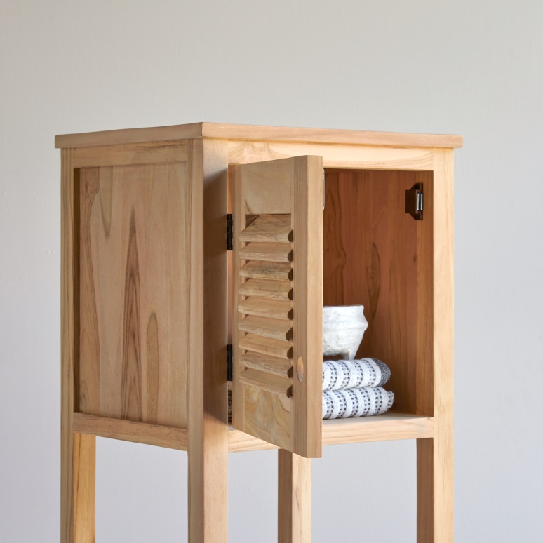 Coline - Mobile a colonna in teak massello