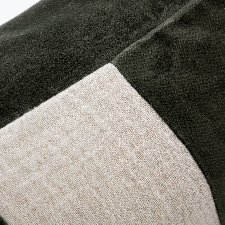 Sono - Coussin en coton 60x40 cm, vert