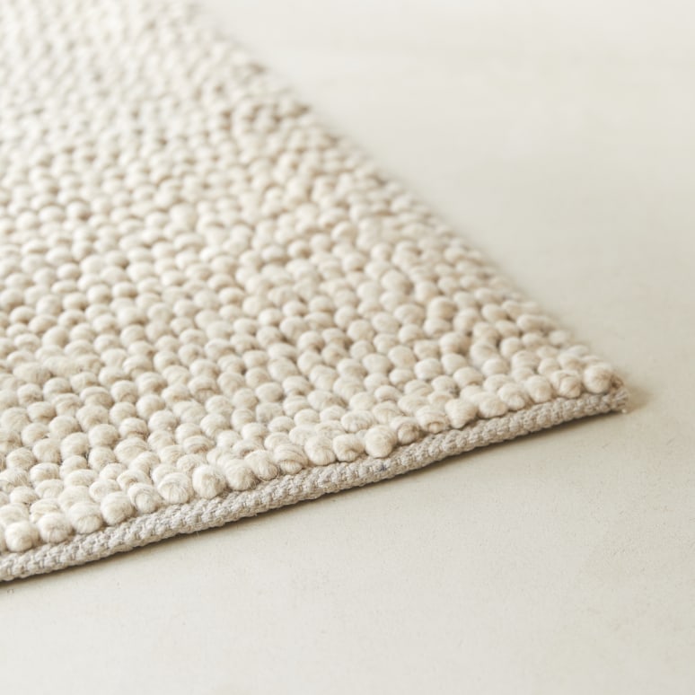 Arya - Tappeto in lana e cotone 250×350 cm - Beige