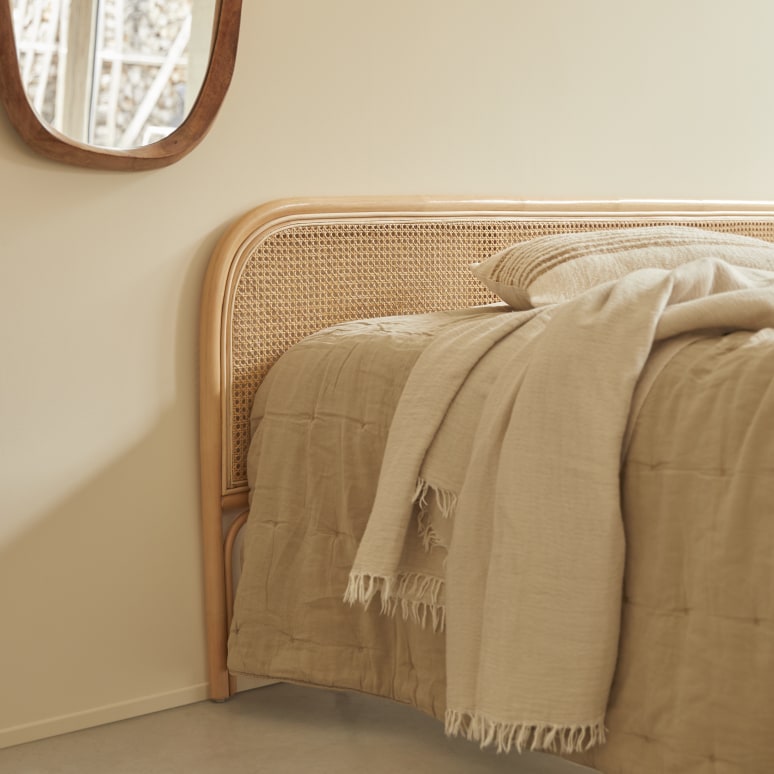 Joséphine - Testiera in rattan da 180 cm